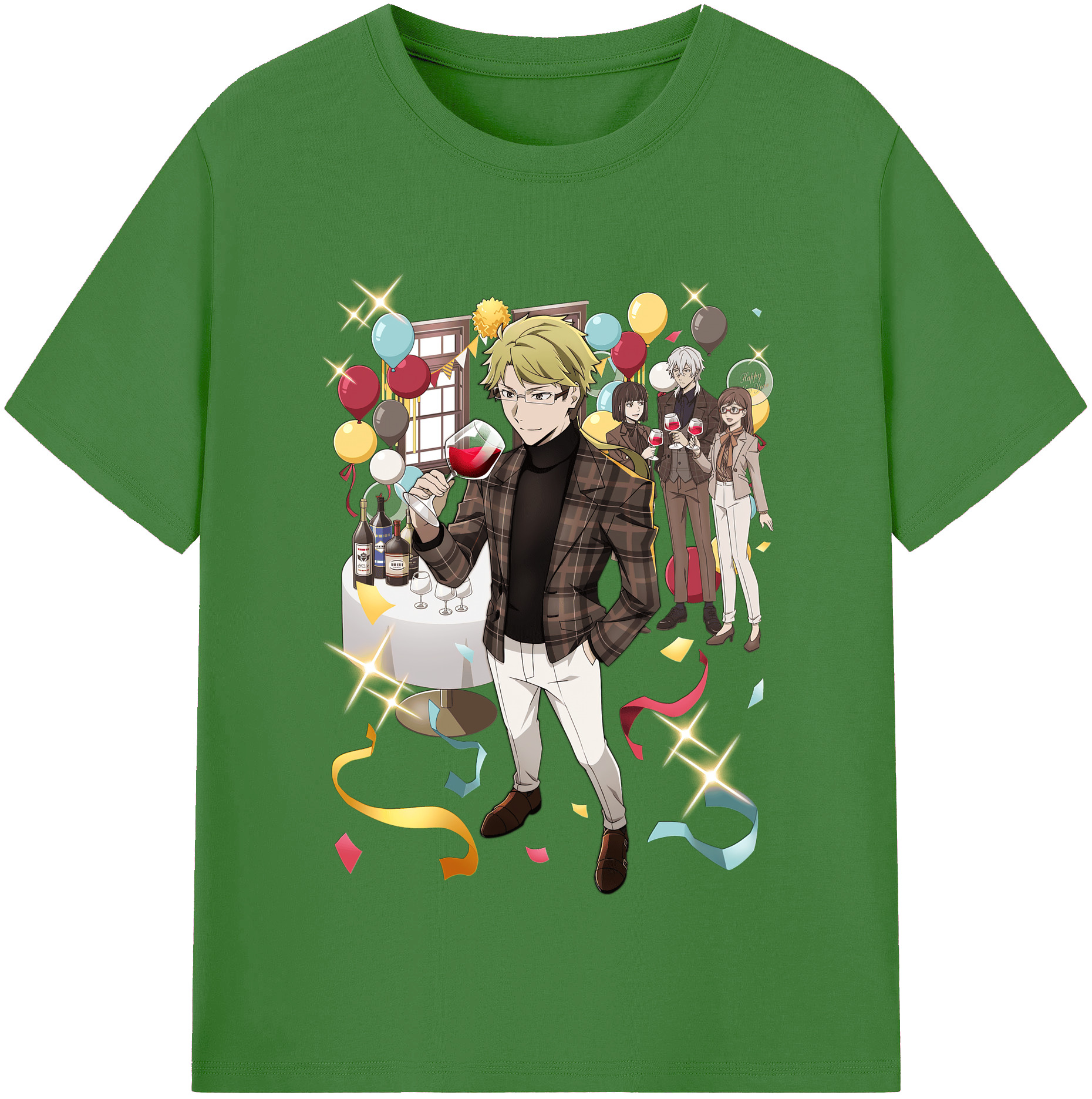 （画像用） 文豪ストレイドッグス Bungo Stray Dogs レディースカジュアルプリントTシャツ（綿100％）